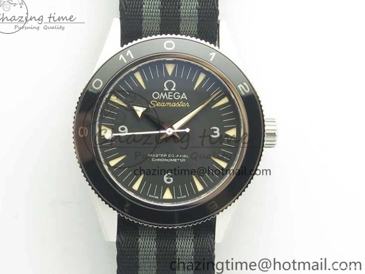 0825 Lightweight Seamaster 300 “Spectre” Limited Edition VSF 1:1 Best Edition On “007” Nato Strap A8400 Super Clone 8075